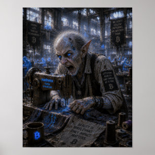 Póster Locura / Costurera / Fábrica de ropa