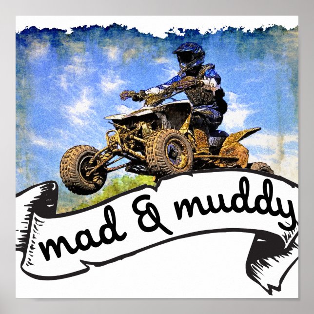 Póster locura de ATV (Frente)