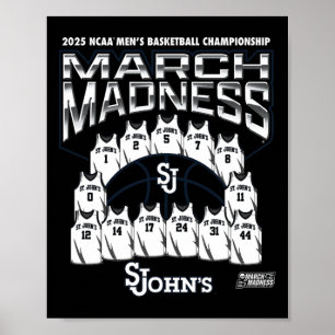 Póster Locura de marzo de St. John's 2025 Sketll Nil masc