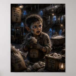 Póster Locura / Trabajador de almacén / Minero de sal