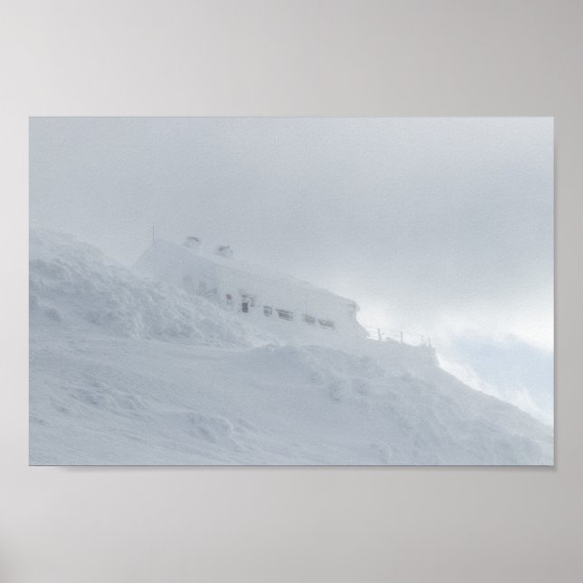 Póster Lodge Draga Karolina en el gran monte Snežnik Eslo (Frente)