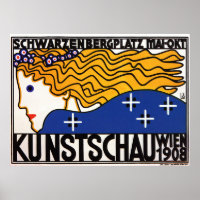 Loffler Secessesion Poster: Kunstschau Wien