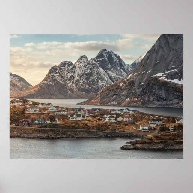 Póster Lofoten Noruega (Frente)