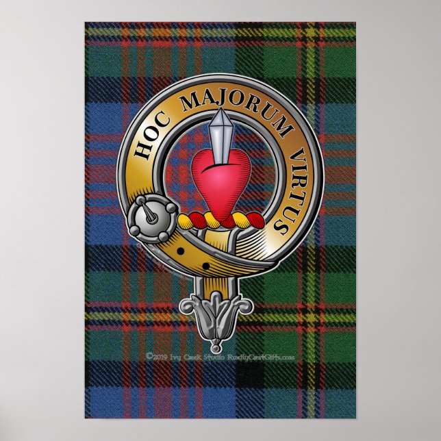 Póster Logan Tartan & Badge (Frente)