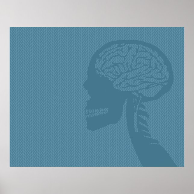 Póster logarita azul (Frente)