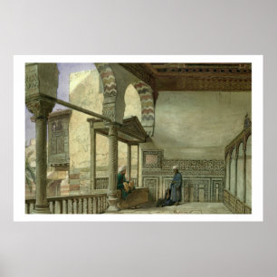 Póster Loggia de Memlook Radnau Bey's House, El Cairo