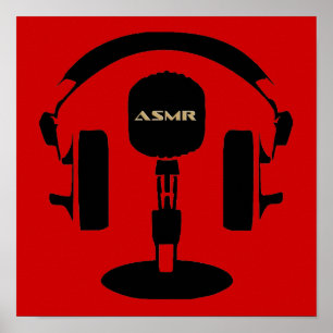 Póster Logo de ASMR