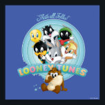 Póster Logo de Baby Looney Tunes | Todos son personas<br><div class="desc">Este lindo gráfico muestra todos sus personajes favoritos de Looney Tunes en el icónico logotipo de Looney Tunes.</div>