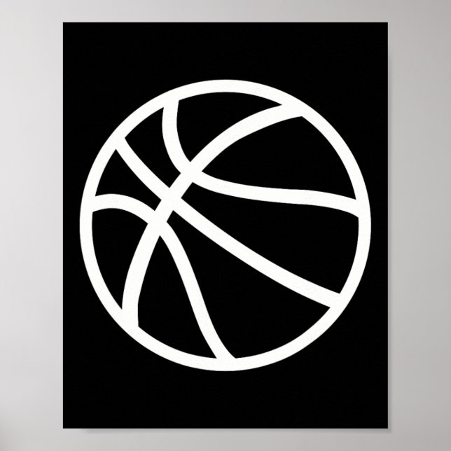 Póster Logo de baloncesto (Frente)