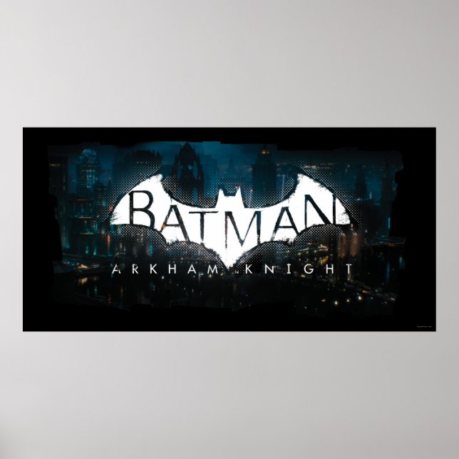 Póster Logo de Batman Arkham Knight Gotham (Frente)
