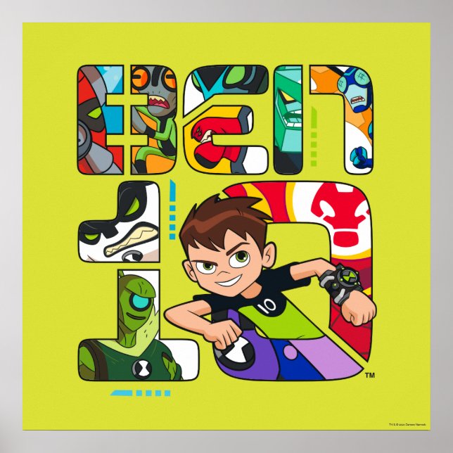 Póster Logo de Ben 10 Alien (Frente)