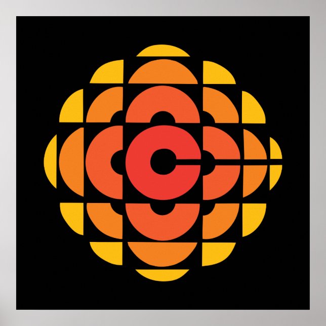 Póster Logo de CBC 1974 (Frente)