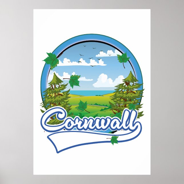 Póster Logo de Cornwall Travel (Frente)