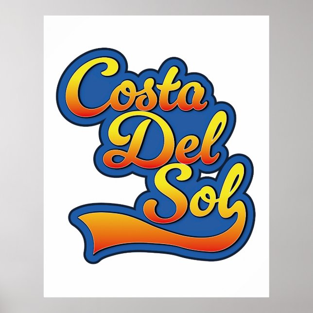 Póster Logo de Costa del Sol (Frente)