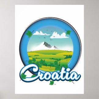 Póster Logo de Croatia Travel
