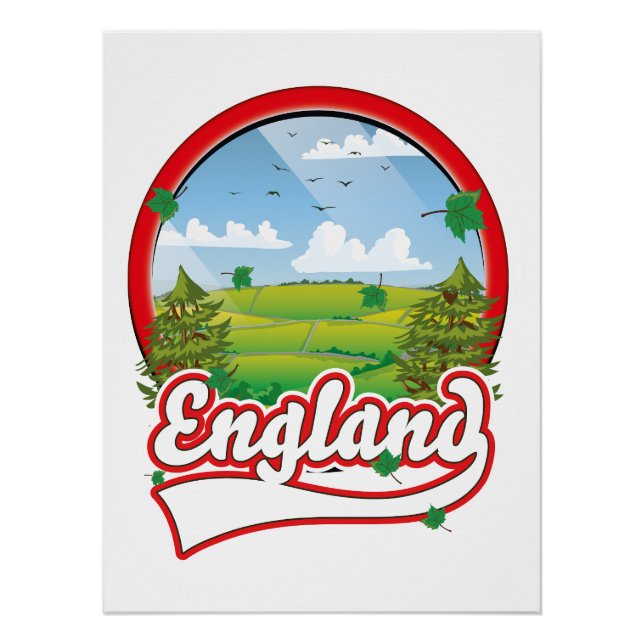 Póster Logo de England Travel (Anverso)