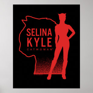 Póster Logo de esquema Selina Kyle Catwoman