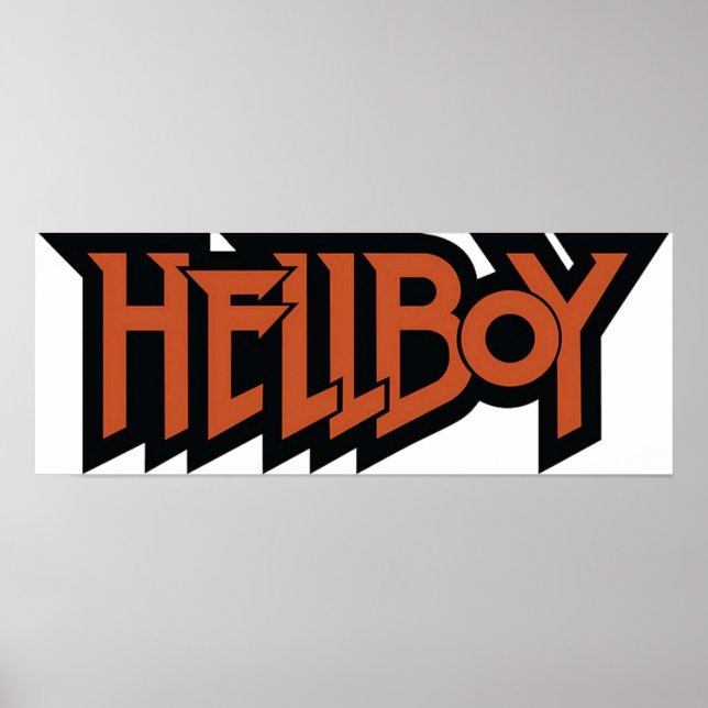 Póster Logo de HellBoy (Frente)