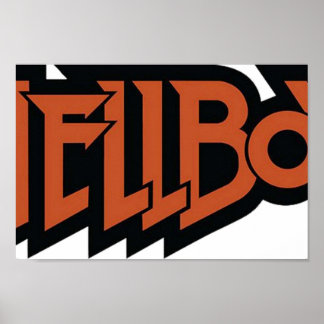 Póster Logo de HellBoy