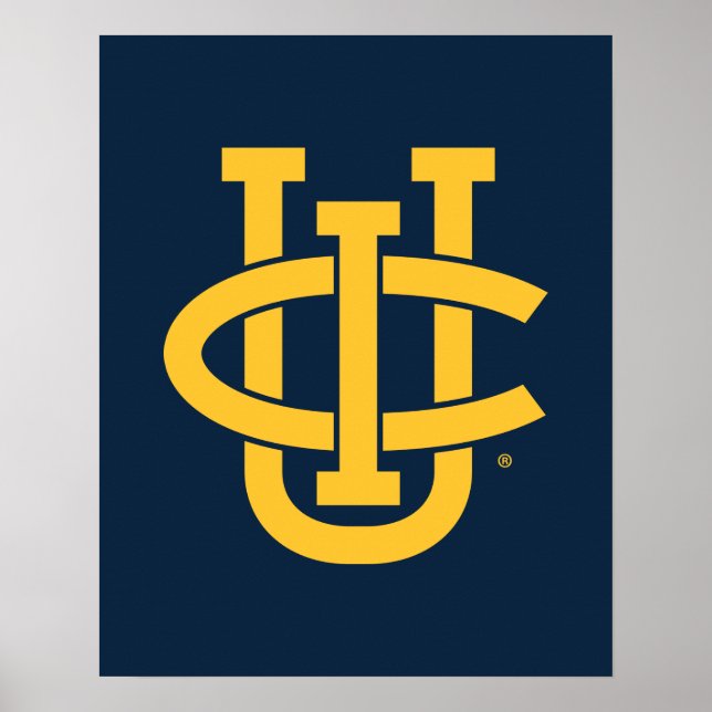 Póster Logo de Irvine University of California (Frente)