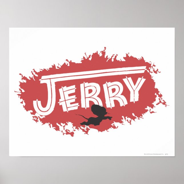 Póster Logo de Jerry Silhouette (Frente)