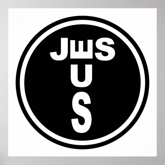 Póster Logo de Jesús (Frente)