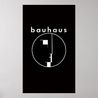 Póster Logo de la banda Bauhaus