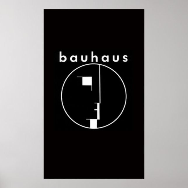Póster Logo de la banda Bauhaus (Frente)