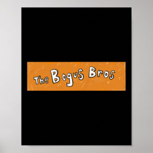 Póster Logo de la caja de atracción de Halloween en Bros