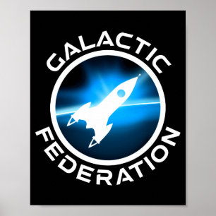Póster Logo de la Federación Galáctica