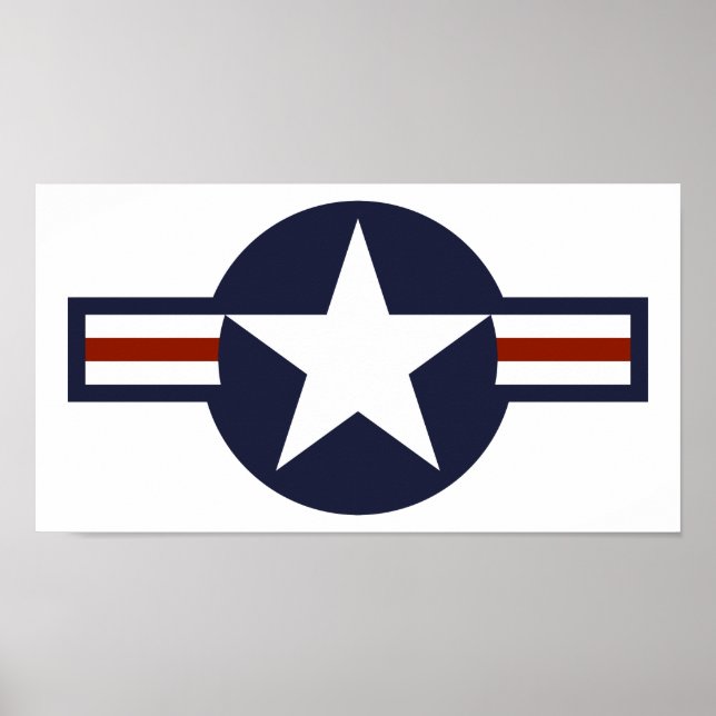 Póster Logo de la Fuerza Aérea (Frente)