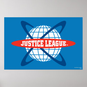 Póster Logo de la Liga de la Justicia