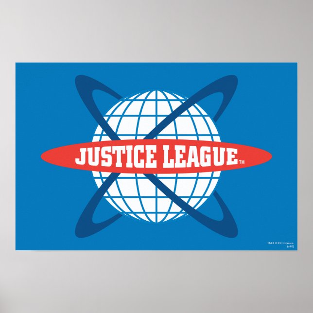 Póster Logo de la Liga de la Justicia (Frente)