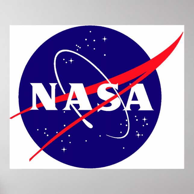 Póster Logo de la NASA (Frente)
