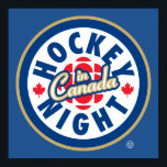 Póster Logo de la Noche de Hockey en Canadá<br><div class="desc">El presente logotipo utilizado desde 1998. La noche de hockey en Canadá es la marca usada para las presentaciones de televisión canadienses de la Liga Nacional de Hockey. Aunque el nombre se ha usado para todas las transmisiones de NHL en CBC Television (independientemente de la hora del día), Hockey Night...</div>