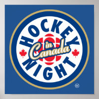 Logo de la Noche de Hockey en Canadá