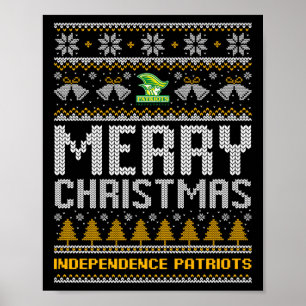 Póster Logo de los Patriotas de la Independencia Feliz Na