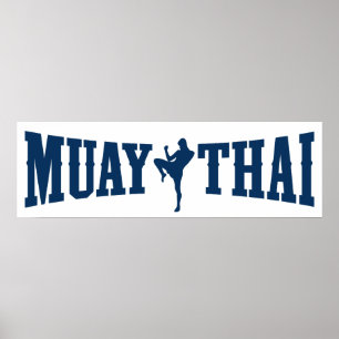 Póster Logo de Muay Thai