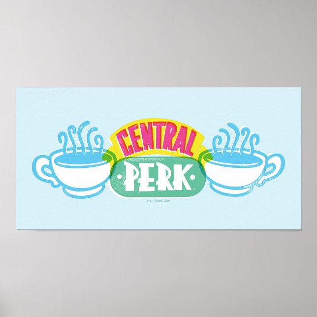 Póster Logo de Neon Central Perk (Frente)
