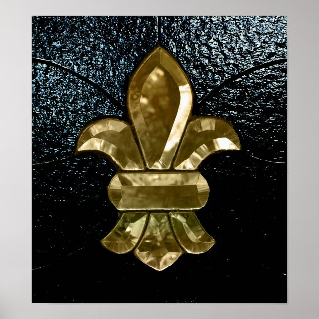 Póster Logo de New Orleans Saints Fleur De Lis Poster (Frente)