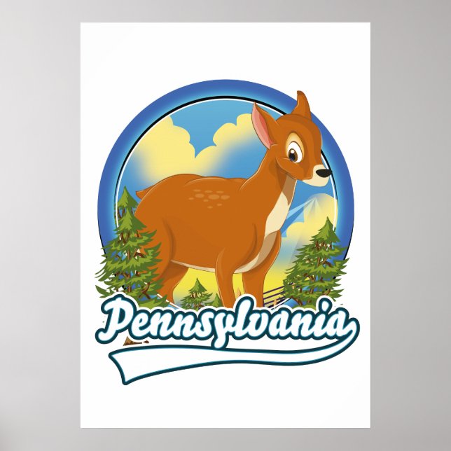 Póster Logo de Pennsylvania Travel (Frente)