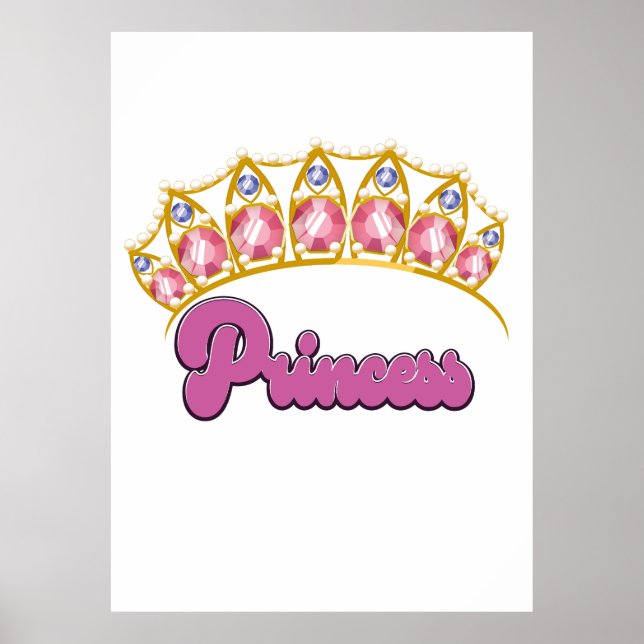 Póster Logo de Princess Tiara (Frente)