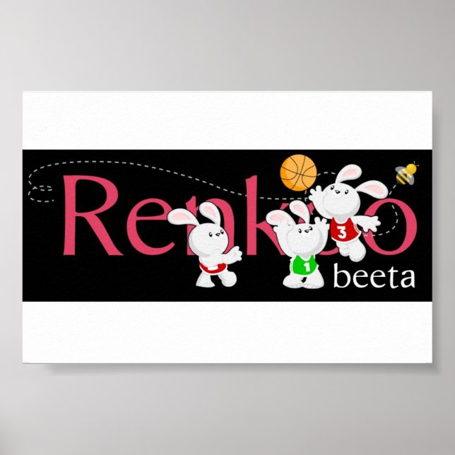Póster Logo de Renkoo Bunnies (Frente)