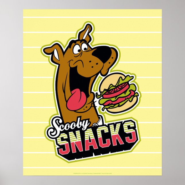 Póster Logo de Scooby-Doo "Snacks Scooby" (Frente)