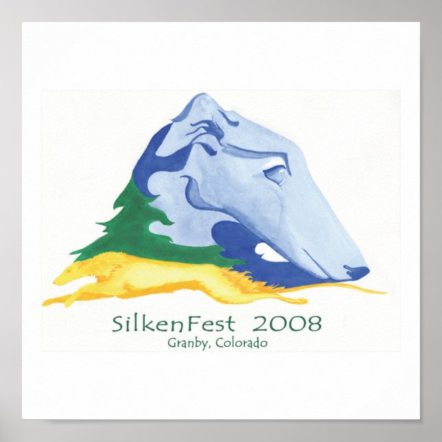 Póster Logo de Silkenfest de 2008 Kim Tucker poster/impre (Frente)