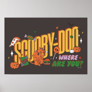 Póster Logo de Snack de Scooby-Doo de Halloween