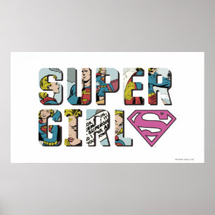 Póster Logo de Supergirl Comic