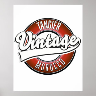 Póster Logo de Tangier Morocco