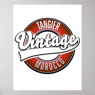 Póster Logo de Tangier Morocco