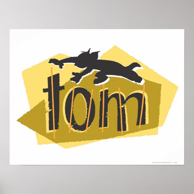 Póster Logo de Tom Silhouette (Frente)